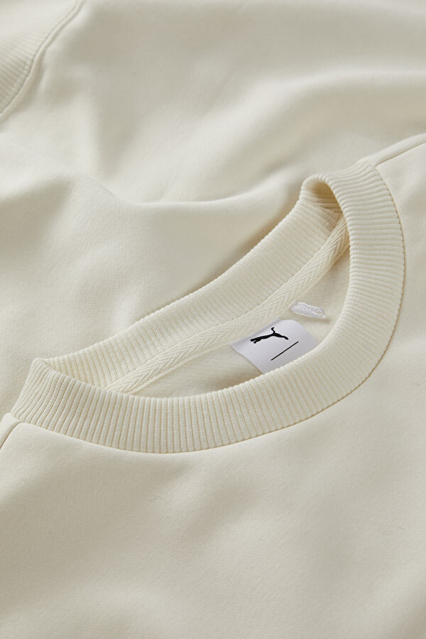 Liberty Beyaz Bisiklet Yaka Sweatshirt 3