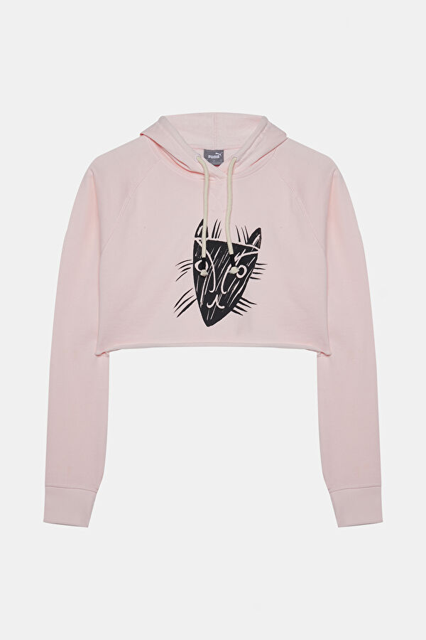 Lemlem Açık Pembe Kapuşonlu Sweatshirt