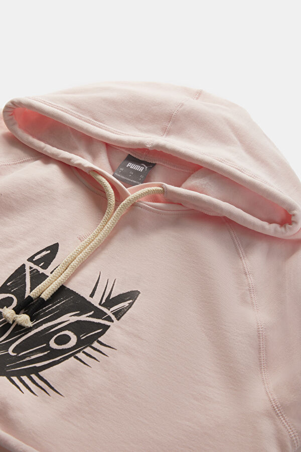 Lemlem Açık Pembe Kapuşonlu Sweatshirt 3