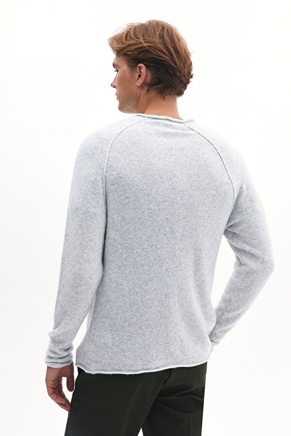 Grey Wool polyamide Tricot Jersey 3