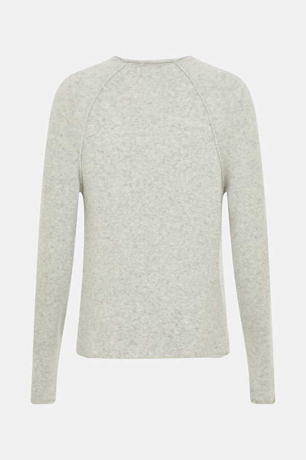 Grey Wool polyamide Tricot Jersey 5