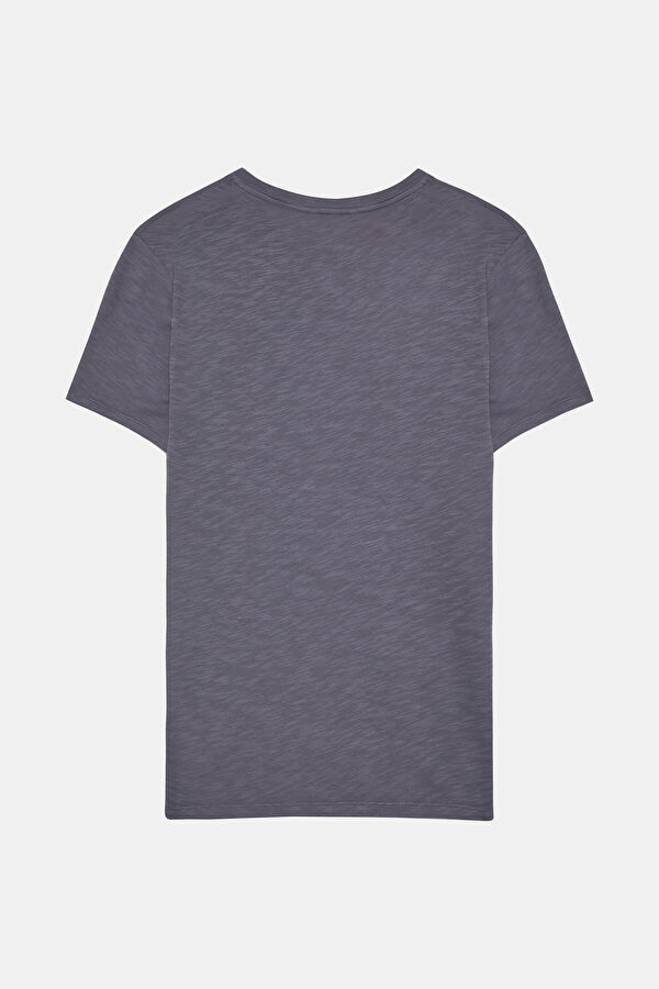 Mor Bisiklet Yaka T-Shirt 2
