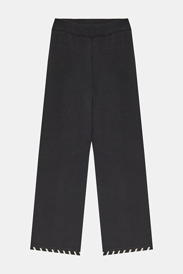 Black Wide Leg Women's Trousers