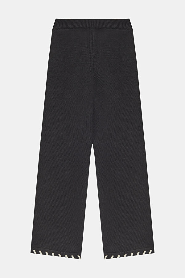 Black Wide Leg Women's Trousers 2