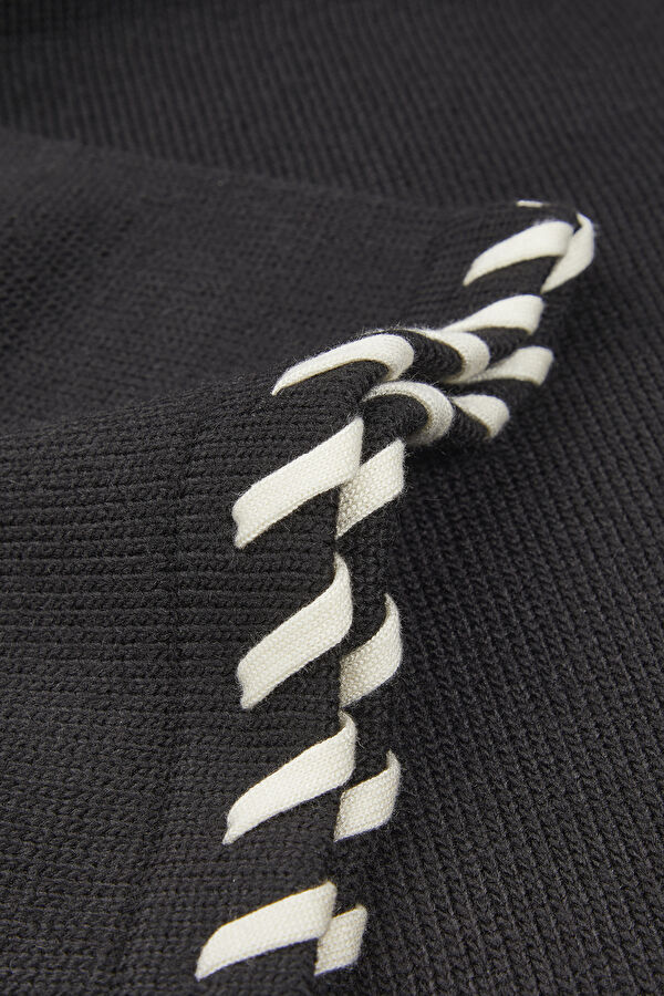 Black Wide Leg Women's Trousers 3