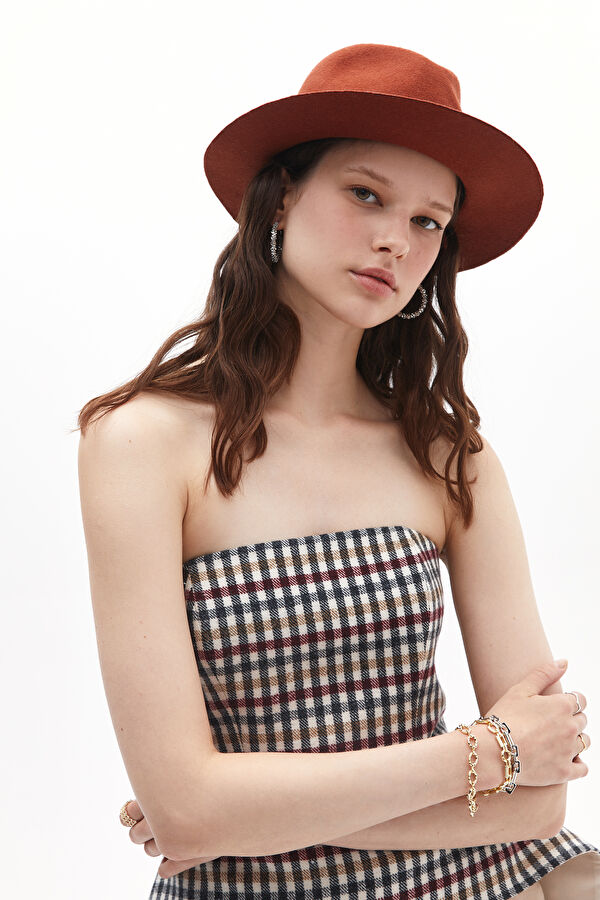 Multicolored Plaid Women's Blouse 2