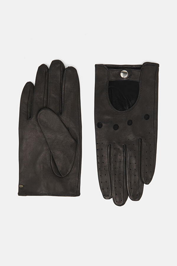 Black Leather Glove