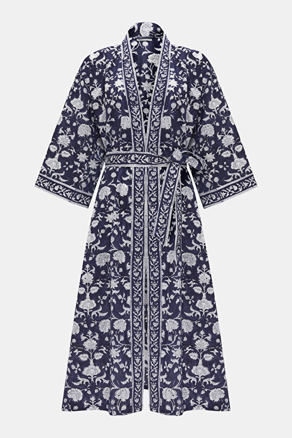 Lacivert Kaftan 3