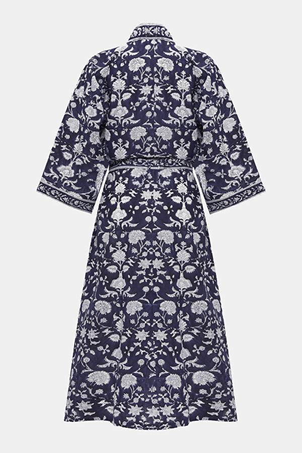 Lacivert Kaftan 4
