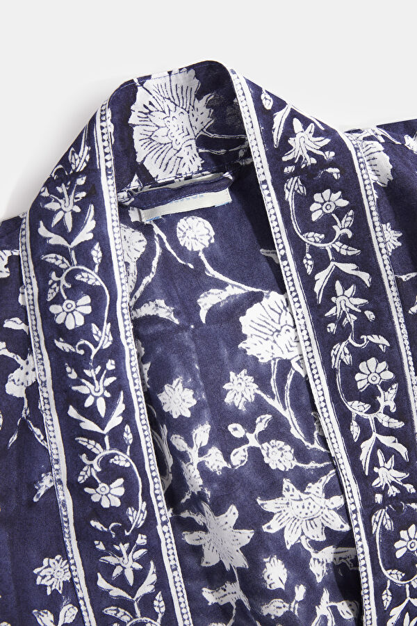 Lacivert Kaftan 5