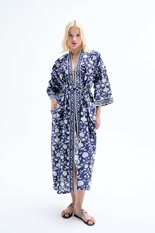 Lacivert Kaftan