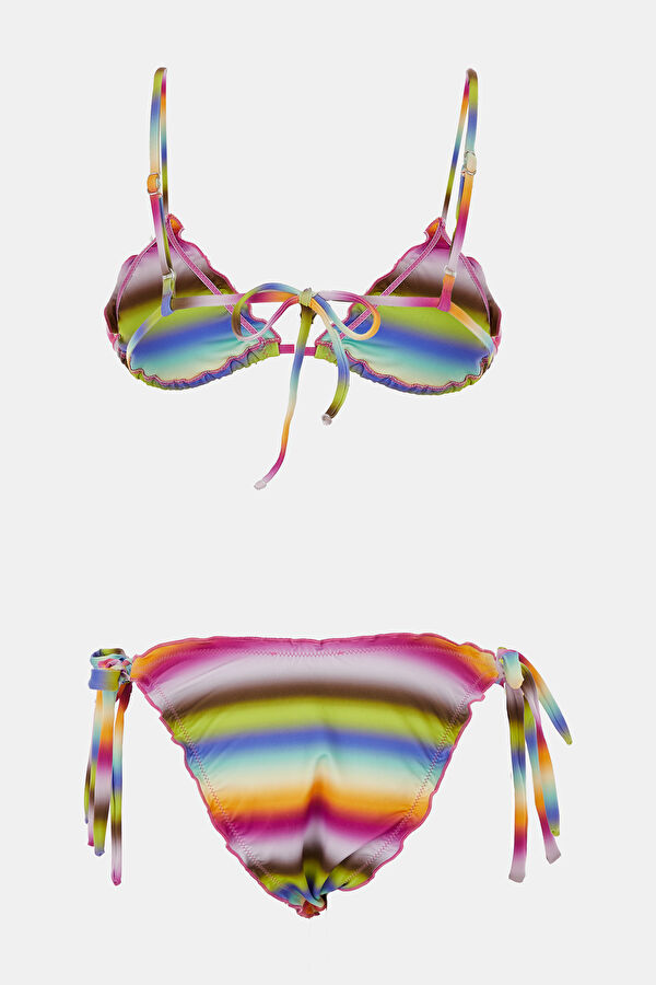 Çok Renkli Degrade Desenli Bikini 2