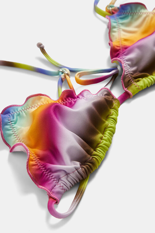 Çok Renkli Degrade Desenli Bikini 4