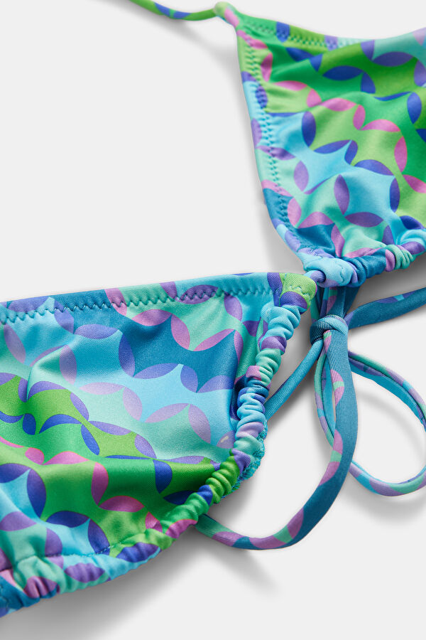 Yeşil Baklava Desenli Bikini 3
