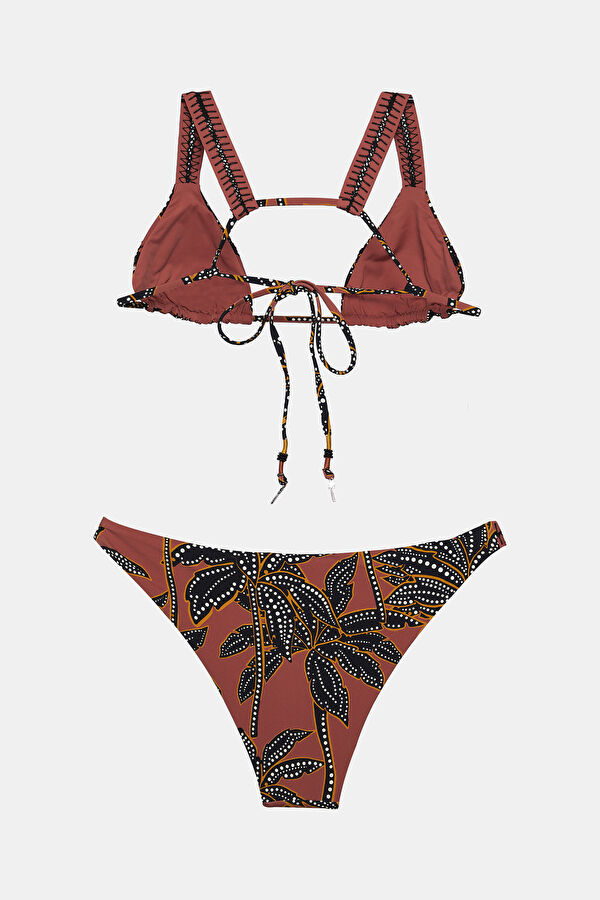 Taba Desenli Bikini 2