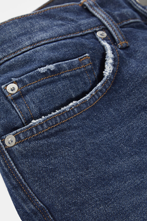 İndigo Dar Paça Jean Erkek Pantolon 4