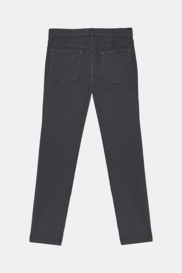 Koyu Mavi Dar Paça Jean Erkek Pantolon 2