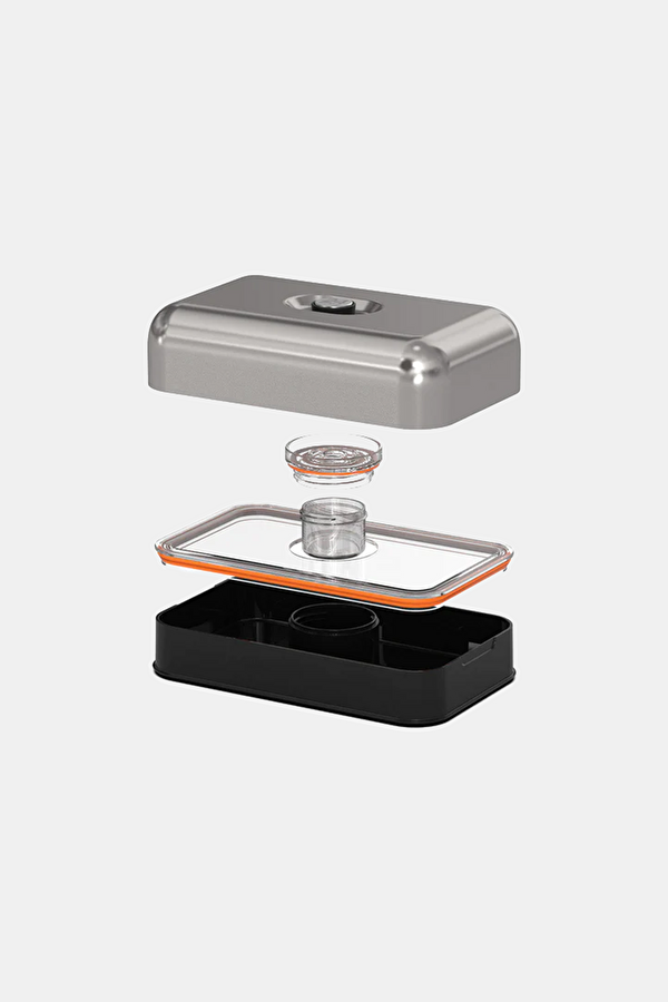 Brushed Steel Çantalı Yemek Kabı 3