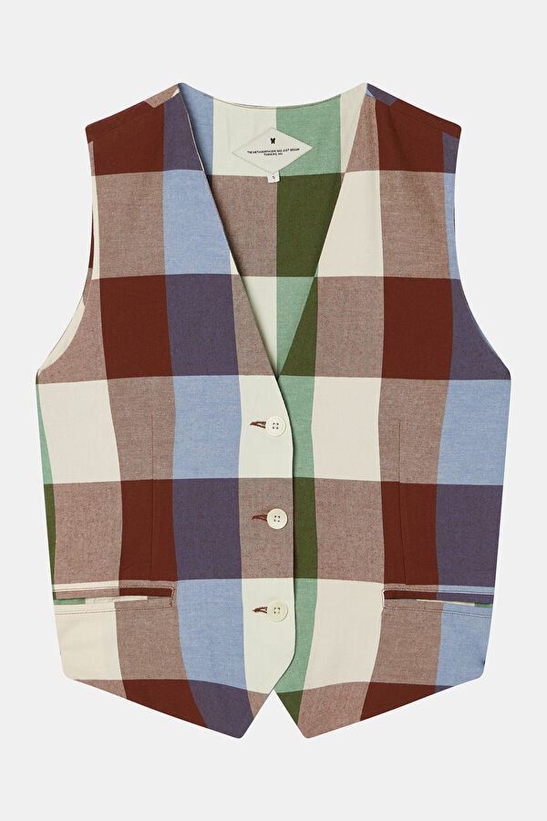 Colorful Patterned Women's Vest 3