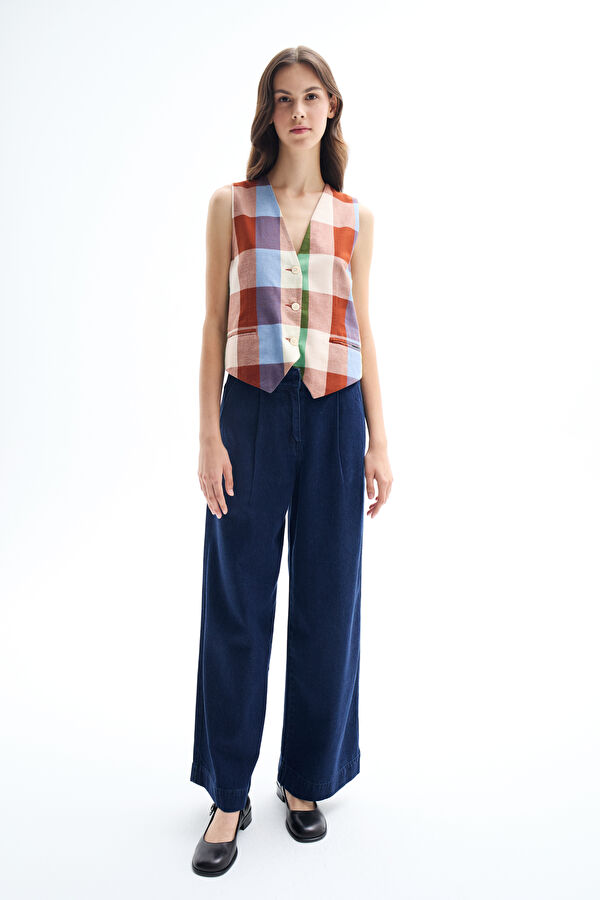 Colorful Patterned Women's Vest