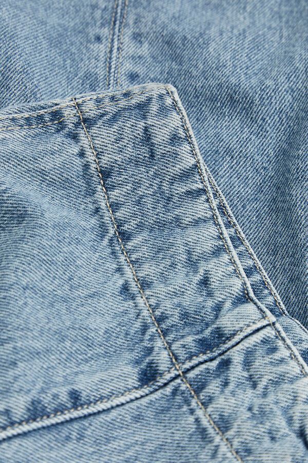 Açık Mavi Denim Tulum 7