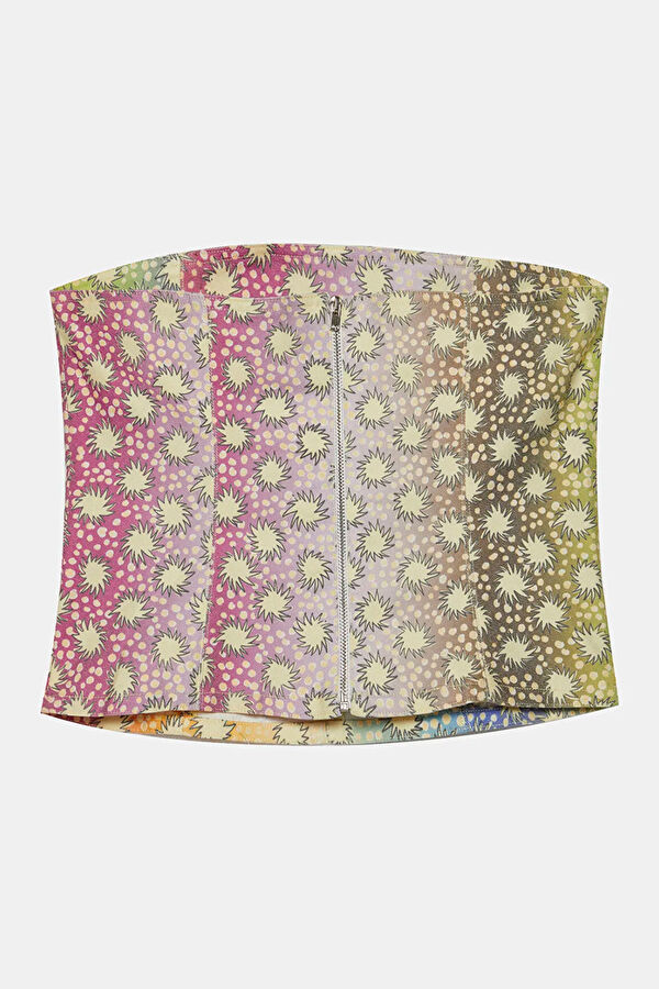 Colorful Patterned Women's Blouse 2