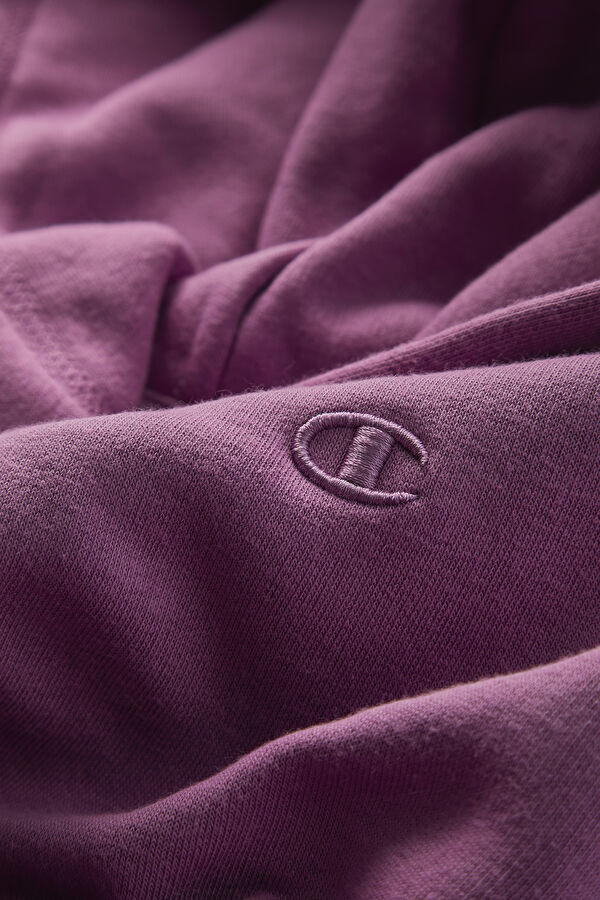 Mor Relax Kalıp Kapuşonlu Sweatshirt 6