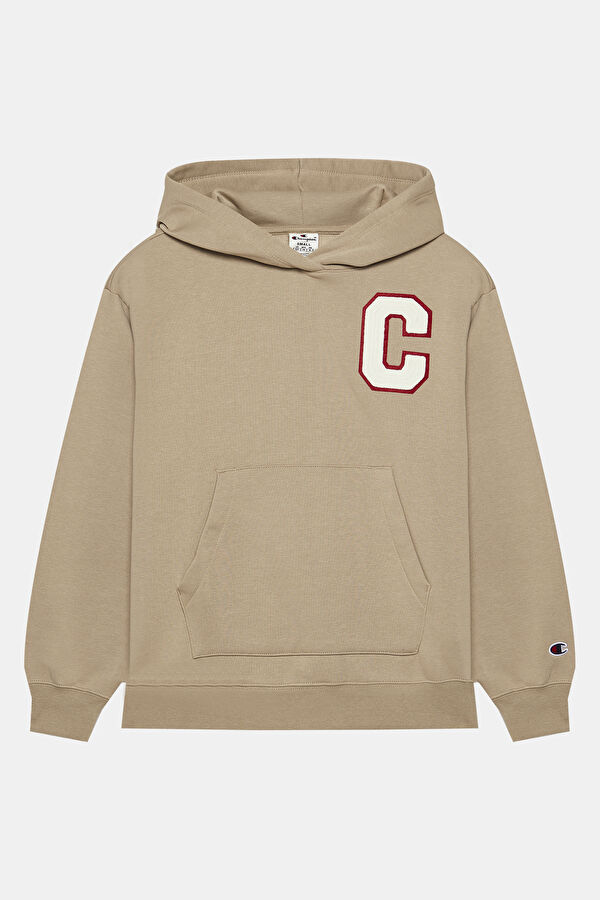Bej Kapuşonlu Sweatshirt 4