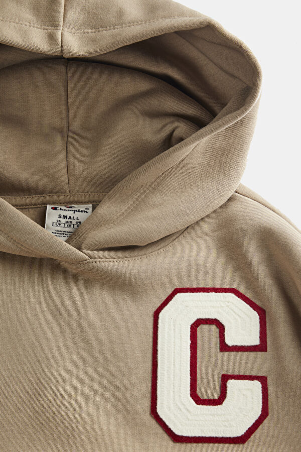 Bej Kapuşonlu Sweatshirt 6