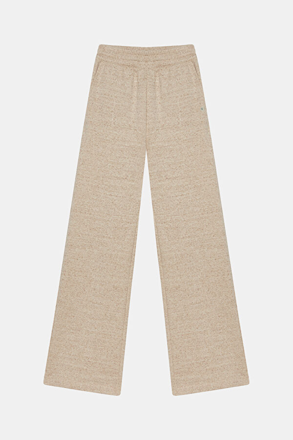 Relax Fit Cream Sports Trousers