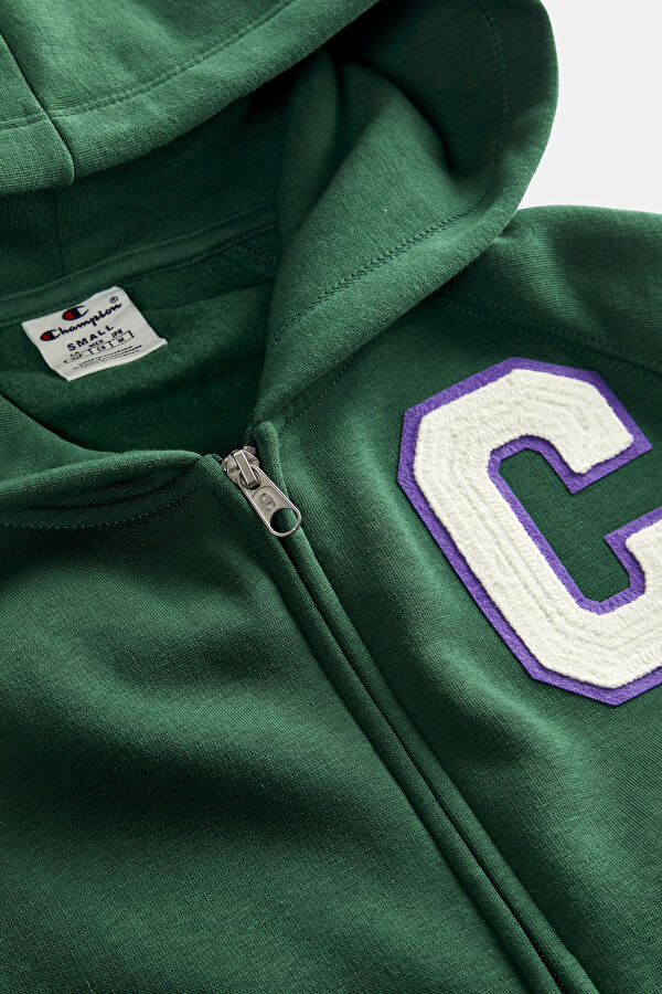 Yeşil Kapuşonlu Sweatshirt 3