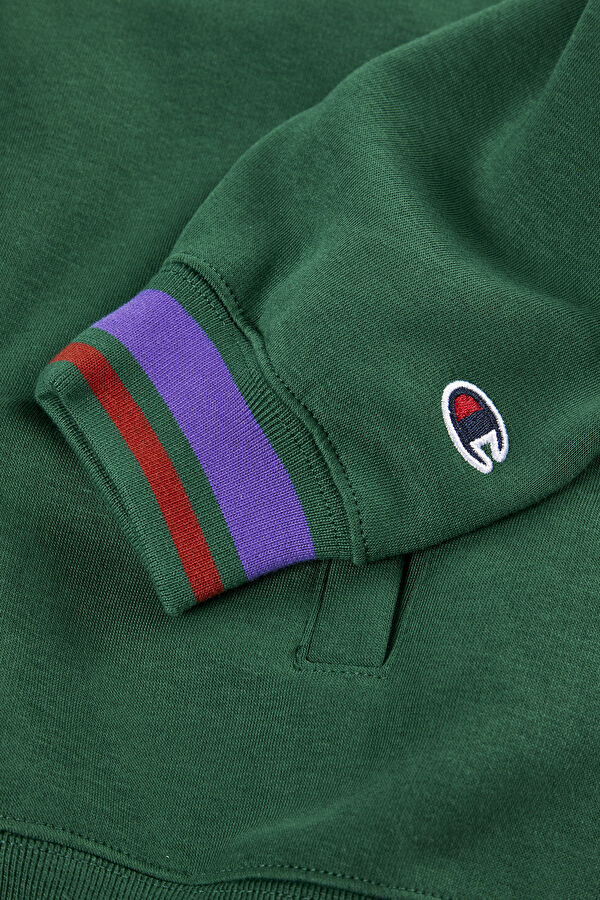 Yeşil Kapuşonlu Sweatshirt 4