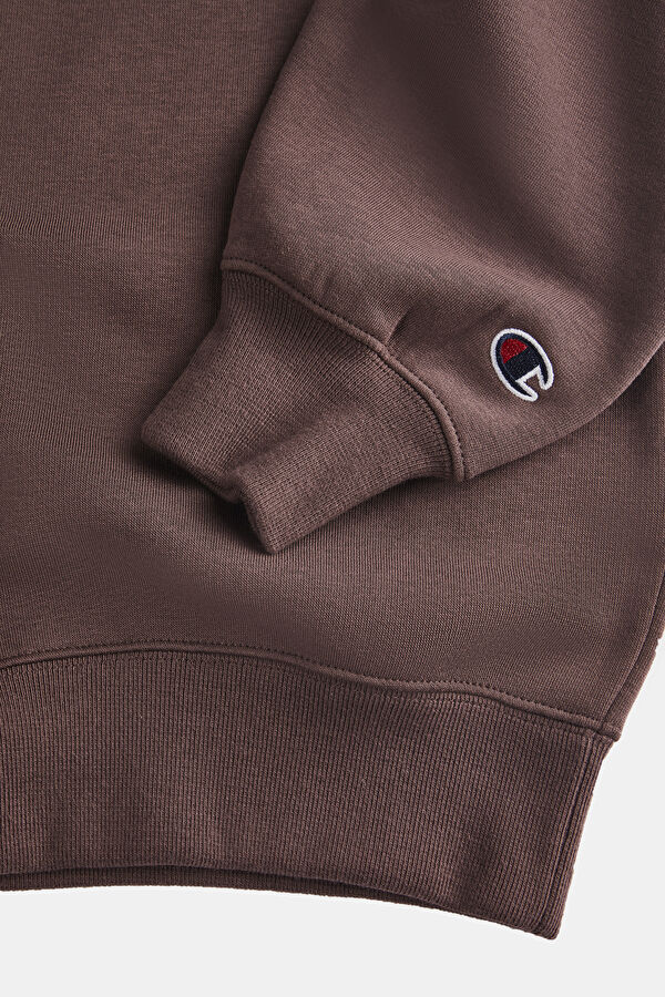 Kahve Balıkçı Yaka Sweatshirt 4