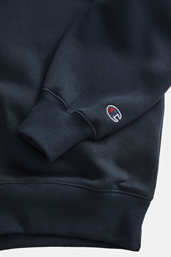 Lacivert Balıkçı Yaka Sweatshirt 4