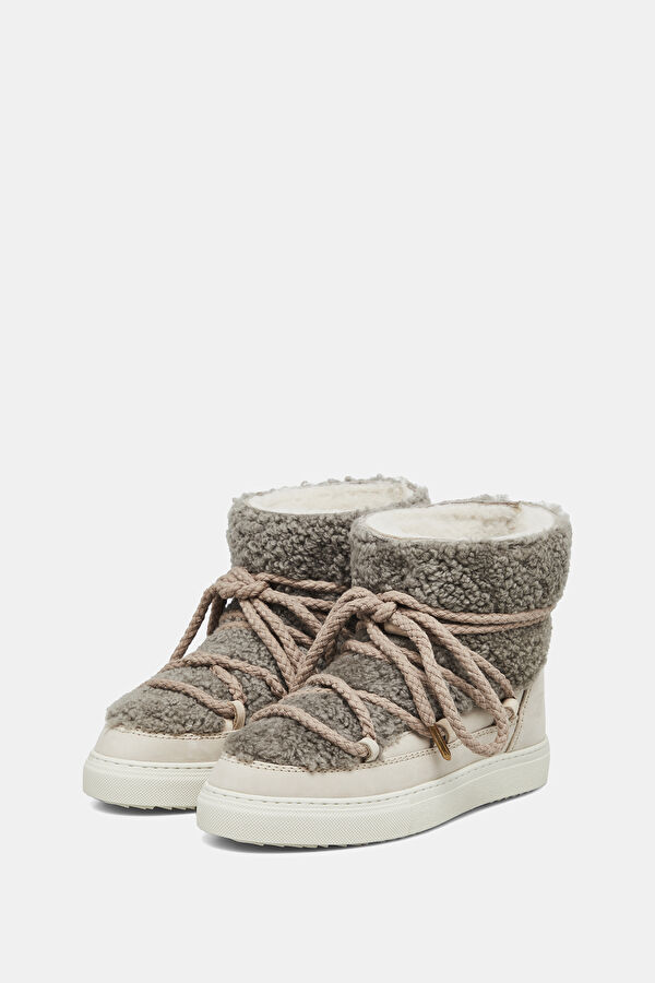 Beige Leather Boot 2