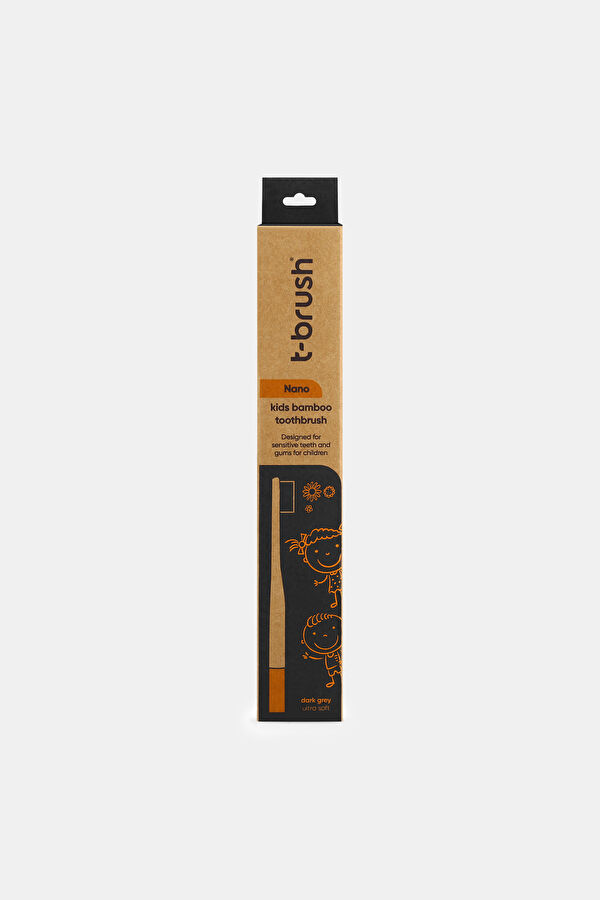 T-Brush Nano Çocuk Diş Fırçası Siyah Renk Ultra Soft 2