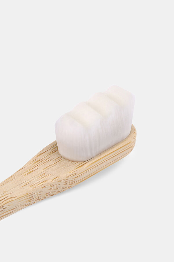 Nano Vegan Bambu Ultra Soft Beyaz Diş Fırçası 6