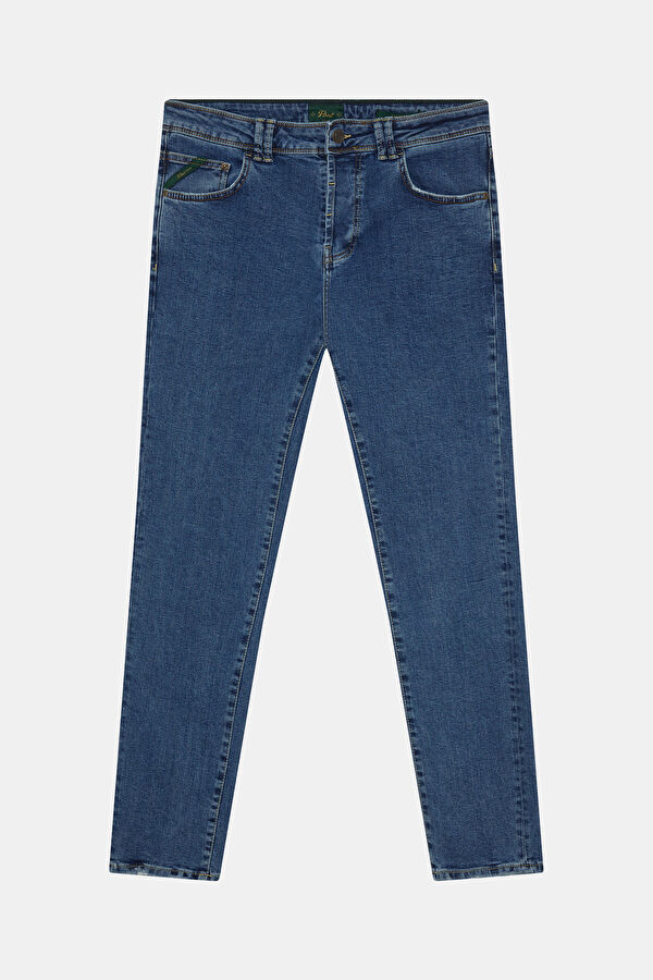 Relax Fit Indigo Straight Leg Men's Jeans