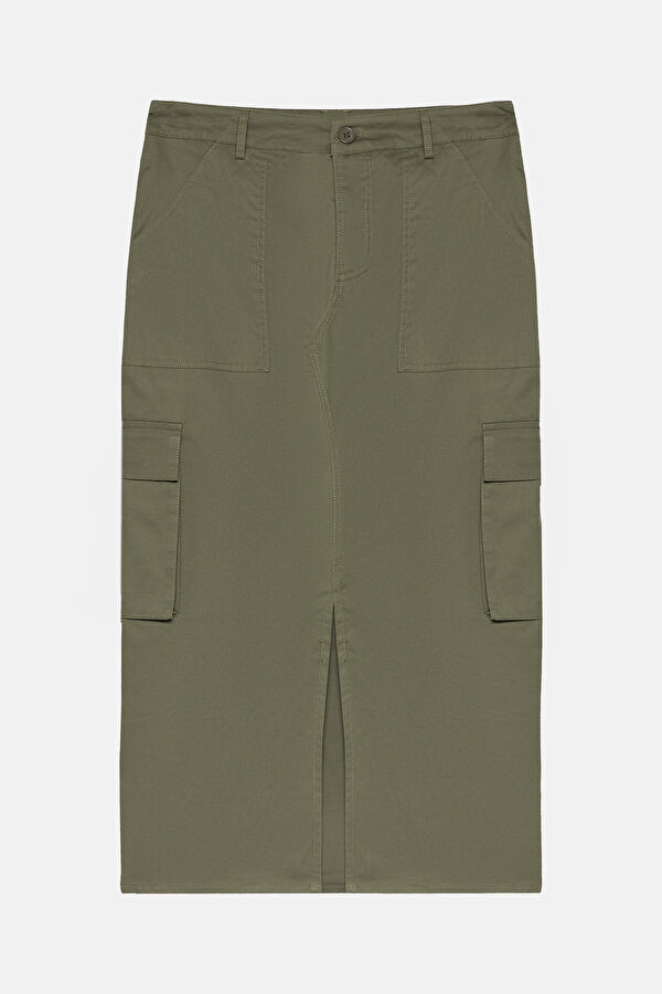 Khaki Women's Skirt 4