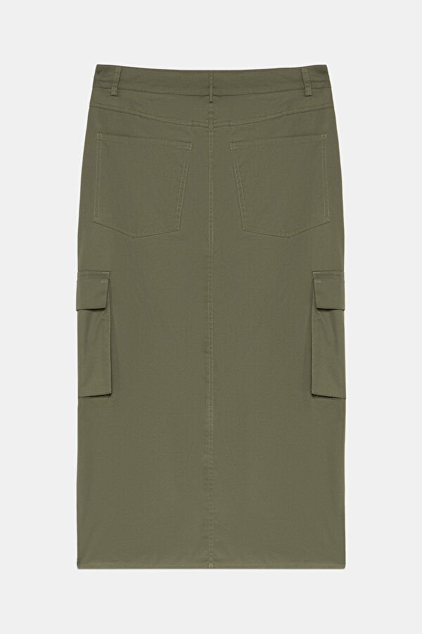 Khaki Women's Skirt 5