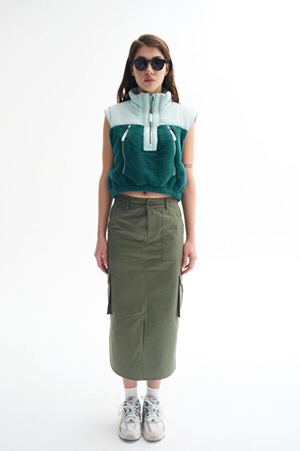 Khaki Women's Skirt