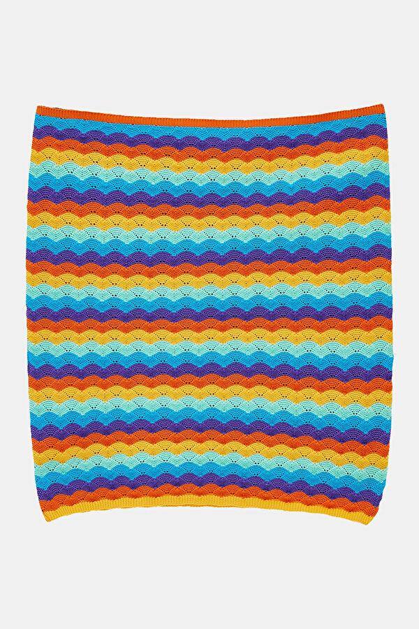 Colorful Striped Pattern Women's Blouse 2