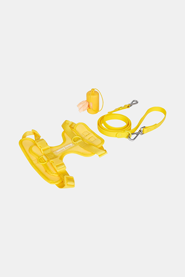 Lemon Yellow Göğüs Tasma Seti