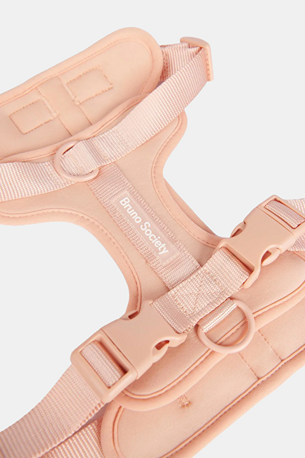 Peach Pink Göğüs Tasma Seti 4
