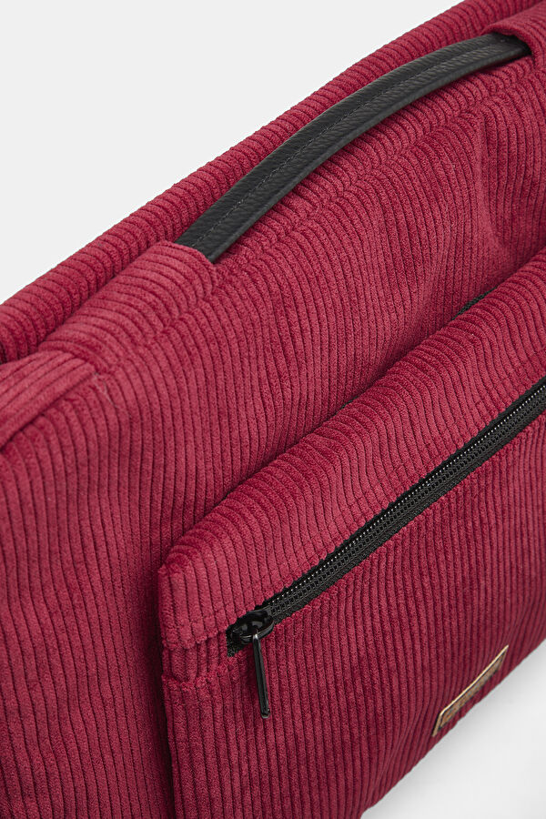 Bordo Laptop Çantası 5