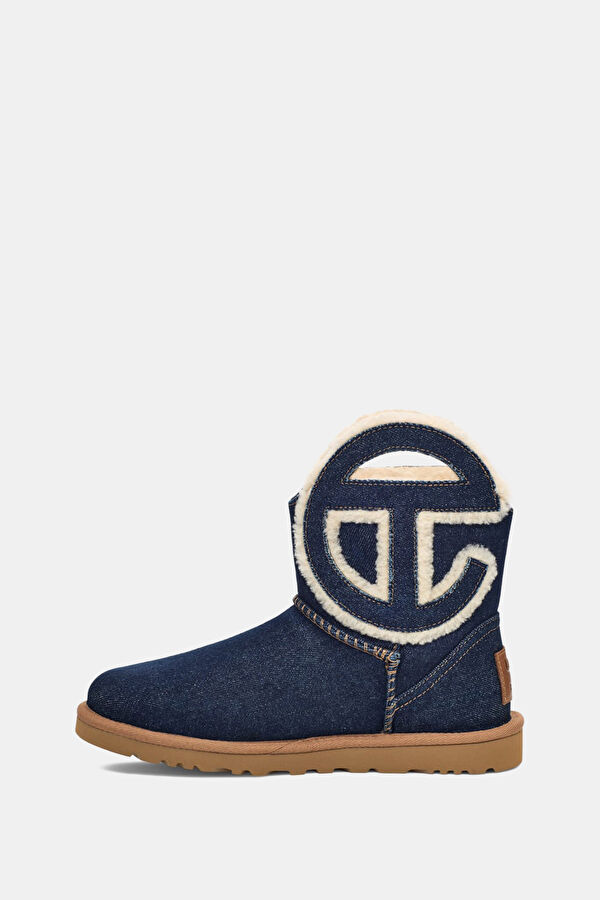 W Ugg X Telfar Logo Mini Mavi Kadın Bot 3