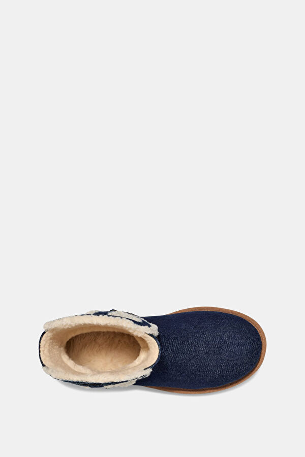 W Ugg X Telfar Logo Mini Mavi Kadın Bot 5