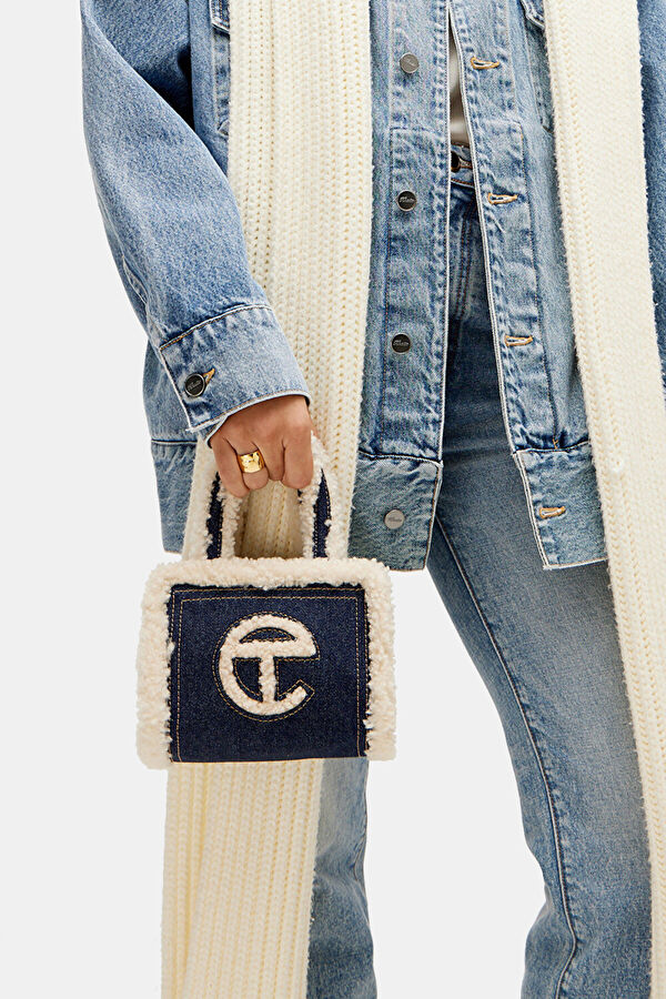 W Ugg X Telfar Small Mavi Çanta 5