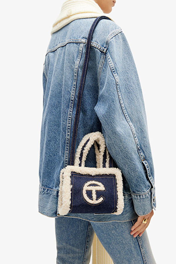 W Ugg X Telfar Small Mavi Çanta 6