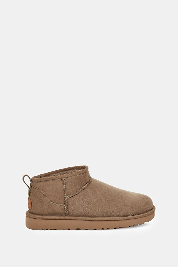 Khaki Leather Boot